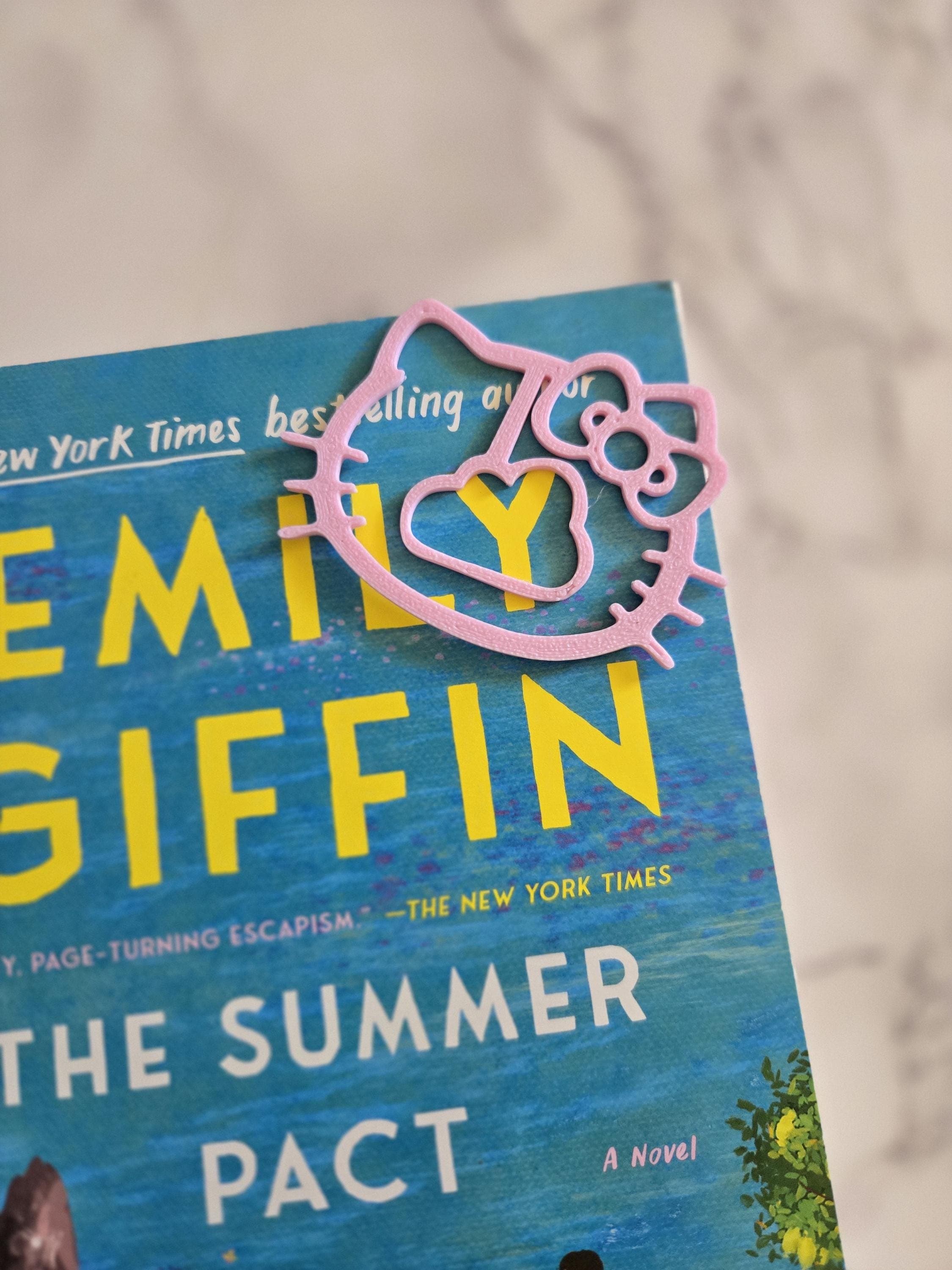 Pink Hello Kitty bookmark